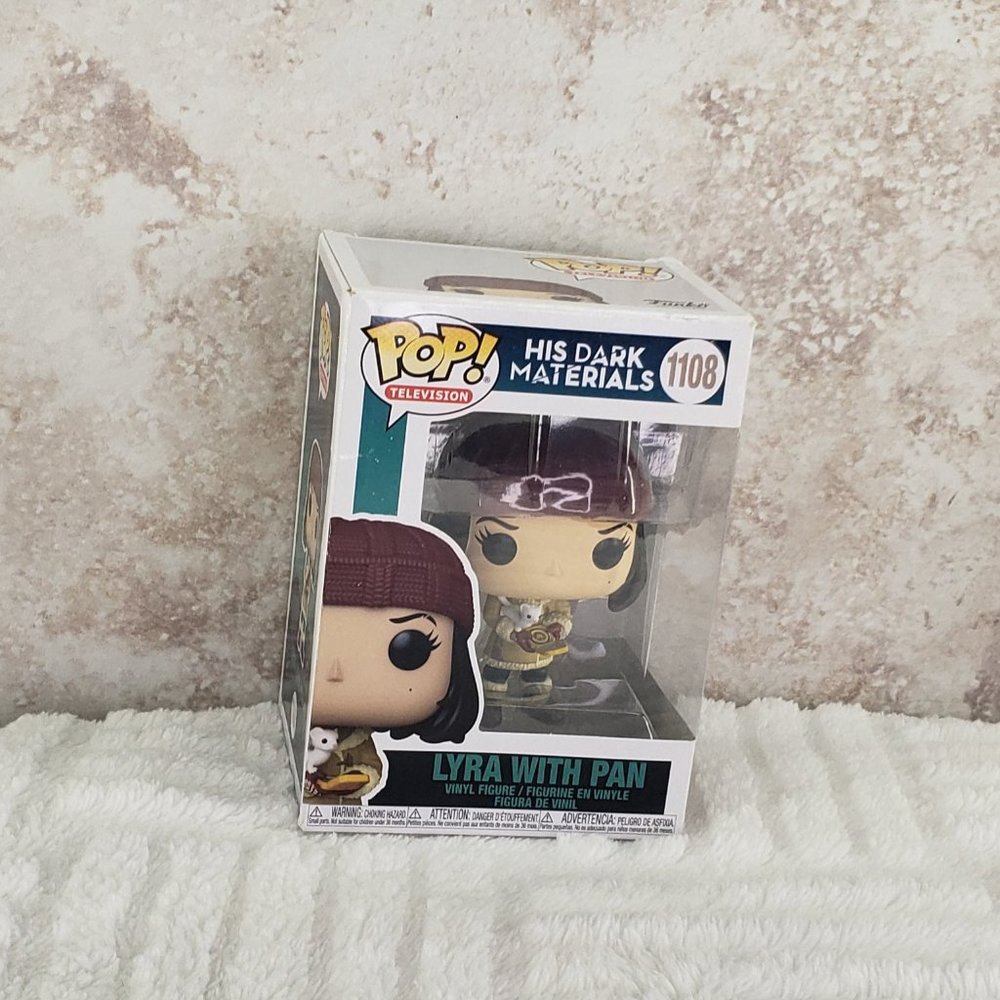 #1108 Funko Pop His Dark Materials Lyra with Pan Vinyl Figure NIB